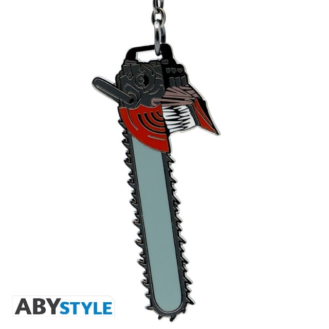 Abysse CHAINSAW MAN - Kettingzaag Man Hoofd Sleutelhangers x4