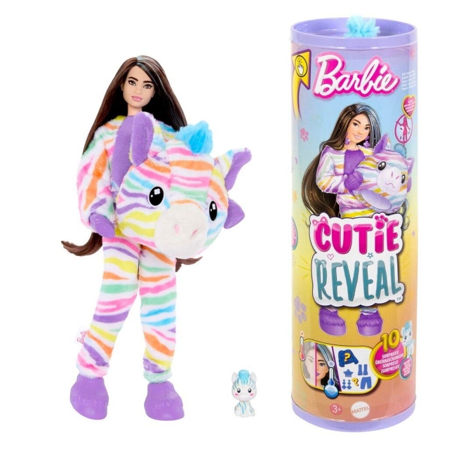 Barbie Cutie Onthulling Kleurendromen - Zebra (960-2479)