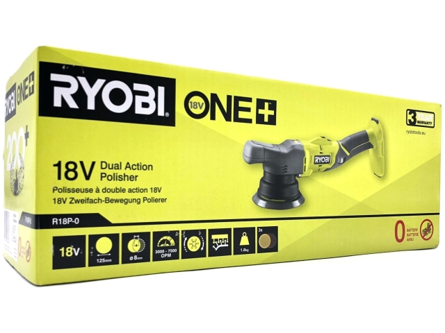 Ryobi One+ R18P-0 18V polisher without battery