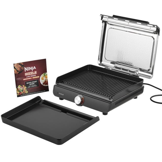 Ninja GR101EU Sizzle Griddle & Grill 1450W Zwart