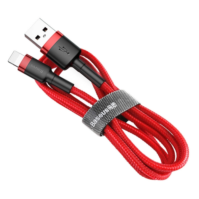 Baseus Cafule USB naar Lightning 2m Rood