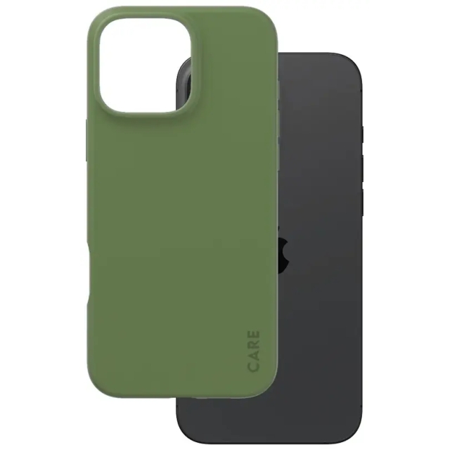 PanzerGlass CARE Fashionable Case for iPhone 16 Pro Max Green