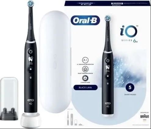Oral B iO Series 6 Electric Toothbrush, Black Onyx