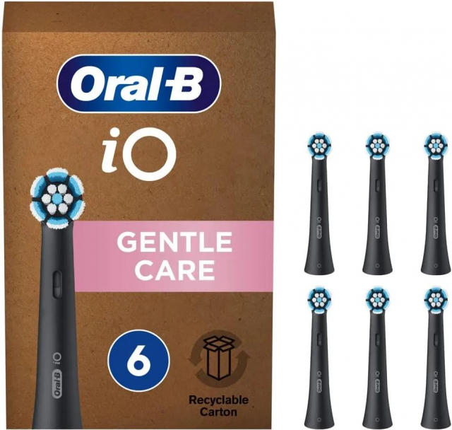 Oral B iO Gentle Care 6-Pack Black