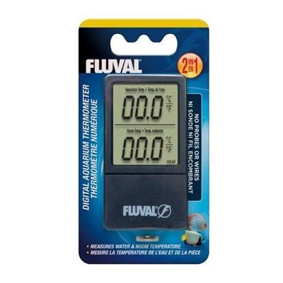 Fluval 2-in-1 digitale aquariumthermometer - (H11193)