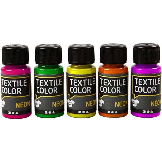 Creative Toys Textielverf - Neon 5 x 50 ml (342280)