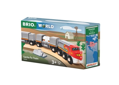 BRIO Santa Fe Trein (Treinen van de wereld) - (36089)