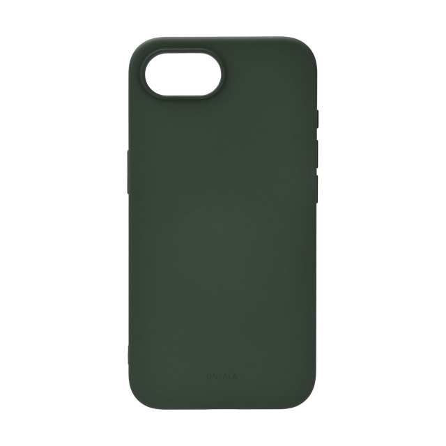 Onsala Mobilskal iPhone 16E Baksida med Silikonkänsla MagSerie Återvunnen Olive Green