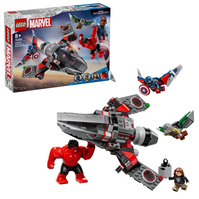 LEGO Superhelden - Captain America vs. Red Hulk Battle (76292)