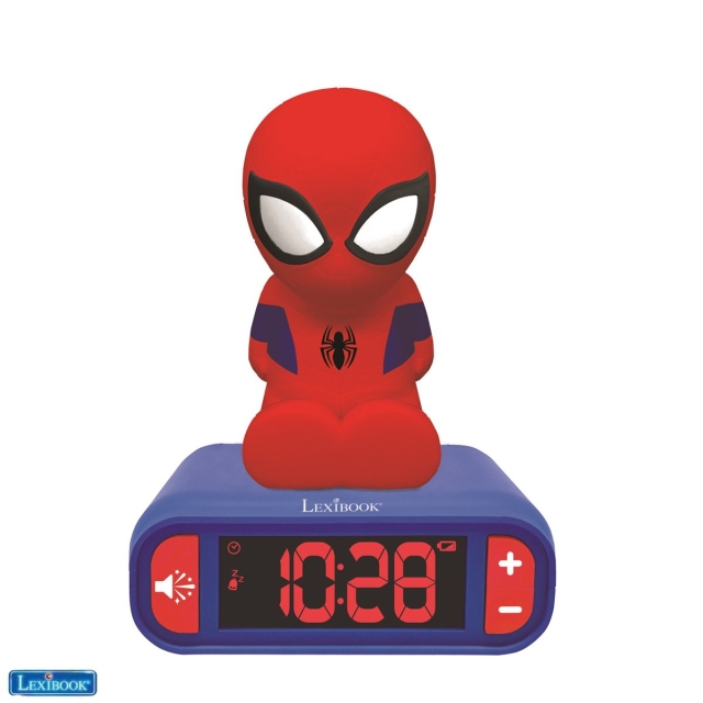 Lexibook Spider-Man - Wekker met nachtlampje 3D (RL800SP)