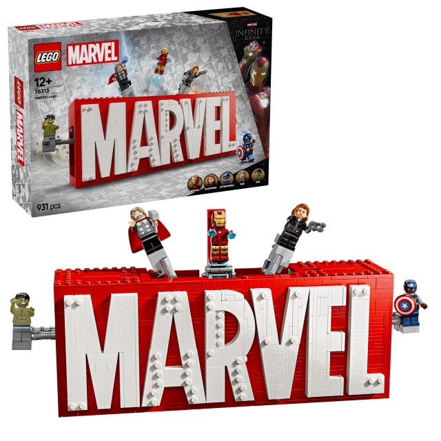 LEGO Superhelden - MARVEL Logo & Minifiguren (76313)