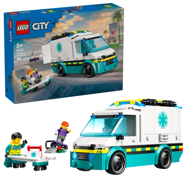 LEGO LEGO Stad - Noodhulpambulance (60451)