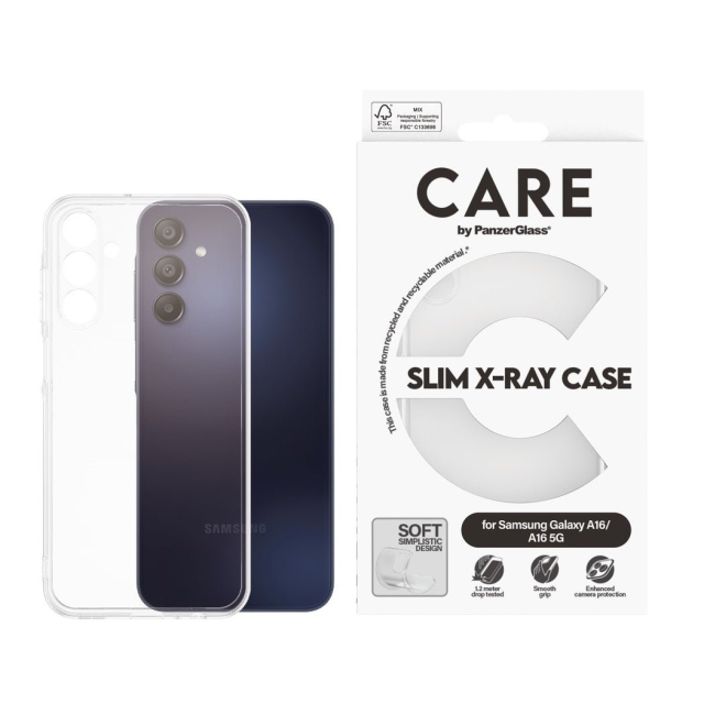 CARE by PanzerGlass - Etui - Transparant - Samsung Galaxy A15/A15 5G