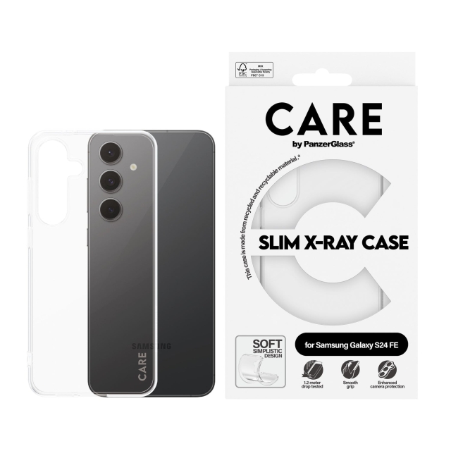 CARE by PanzerGlass Hoesje - Transparant - Samsung Galaxy S23 FE