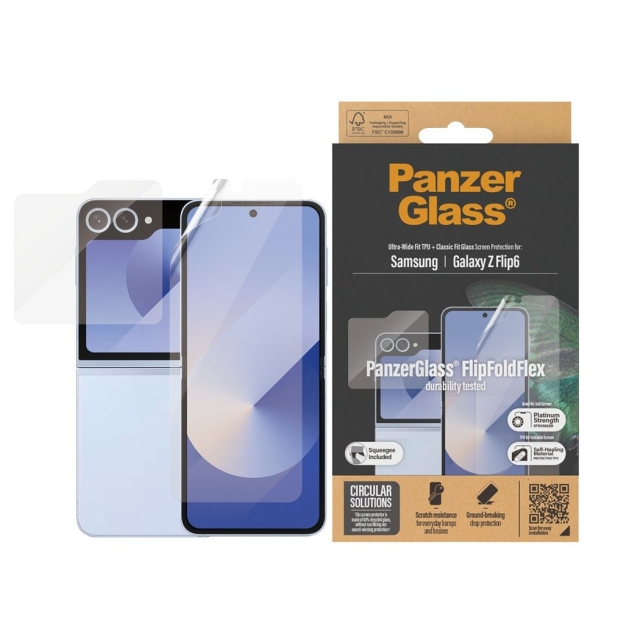 PanzerGlass Schermbeschermer - Samsung Galaxy Z Flip6 - Glas & Film