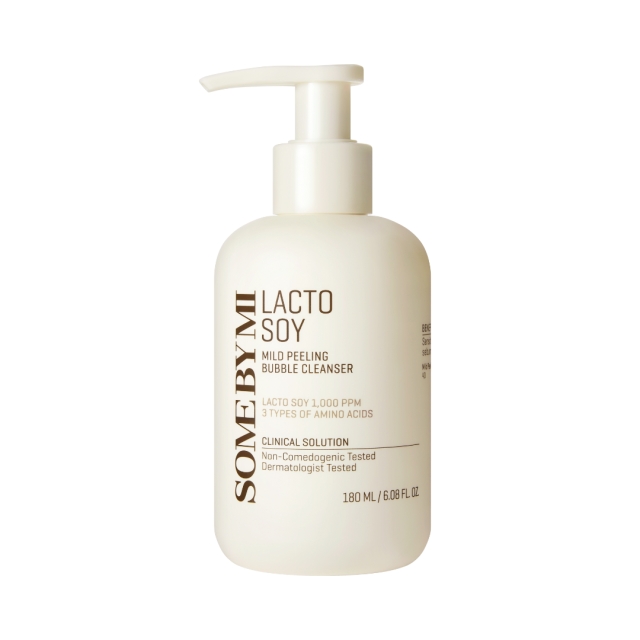 Some By Mi Lactosoy Mild Bubble Peeling Cleanser - 180 ml
