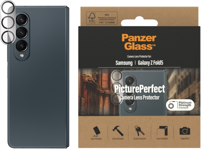PanzerGlass PicturePerfect cameralens cover, Samsung Galaxy Z Fold5