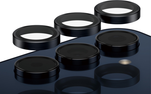 PanzerGlass Hoepels cameralens cover, Samsung Galaxy A55 5G, zwart