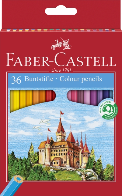 Faber-Castell Kleurpotlood Kasteel (36 stuks) (120136)