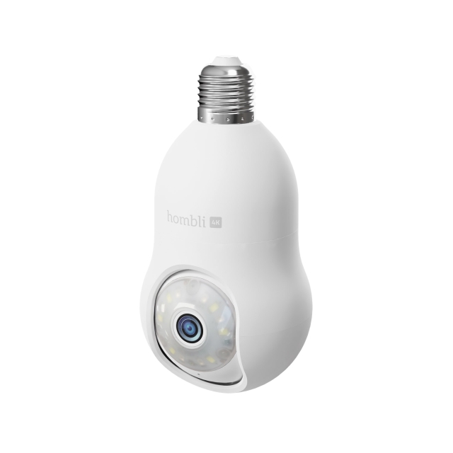 Hombli Smart Bulb Cam 4K, Wit
