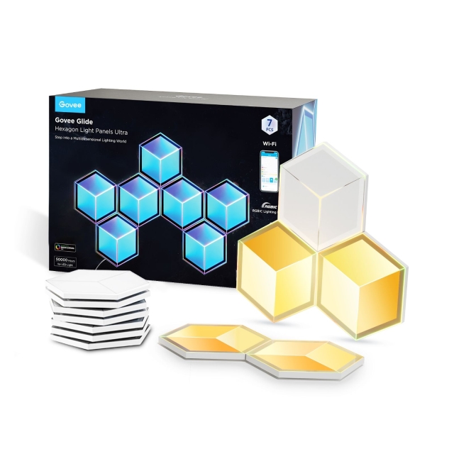 Govee Glide Hexagon Licht Panelen Ultra 7Pack!
