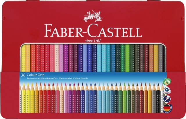 Faber-Castell Kleurpotlood Colour Grip blik van 36 (112435)