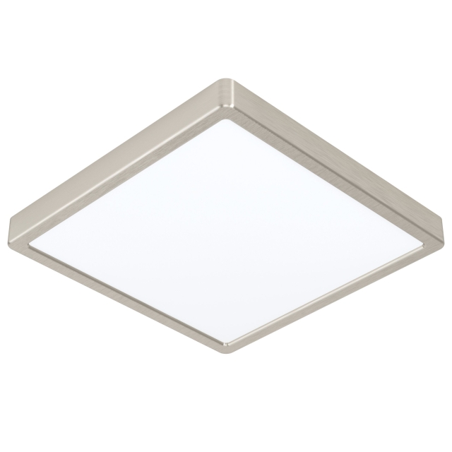 Eglo Fueva-Z plafondlamp geborsteld staal 28,5x28,5 - TW - Zigbee, Bluetooth
