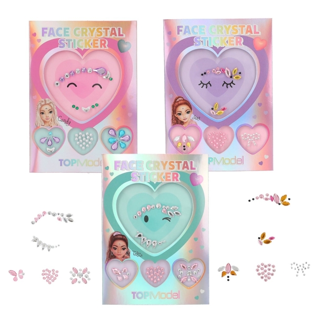 TOPModel Gezicht Kristal Sticker BEAUTY en ME ( 0413254 )