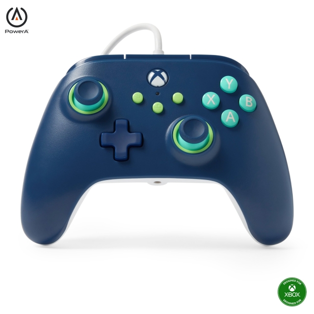 PowerA Bedrade controller - Mariner blauw (Xbox serie X - S)