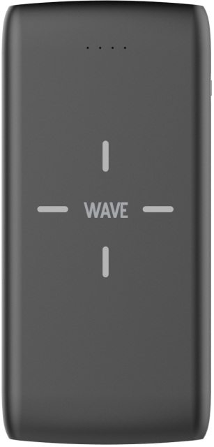 Wave QiPower reservevoeding, 10.000 mAh, zwart