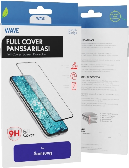 Wave Full Cover, Samsung Galaxy A51 / A51 5G, zwart