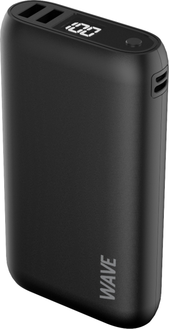 Wave Extrapower Powerbank, 20 000 mAh, zwart