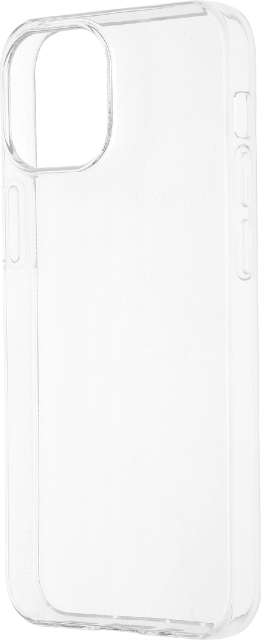 Wave siliconen hoes voor iPhone 13 mini, transparant