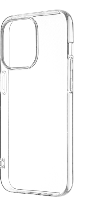 Wave siliconenhoes, iPhone 14 Pro, transparant