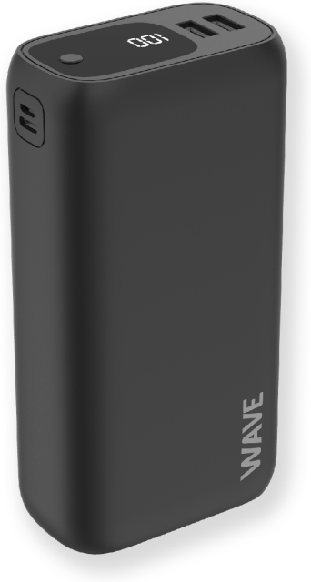 Wave Ultrapower back-up voeding, 30.000 mAh, zwart