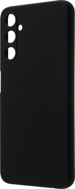 Wave Soft Touch siliconen beschermer, Samsung Galaxy A05s, Zwart