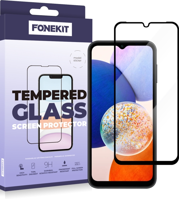 FoneKit Volledig hoesje, Samsung Galaxy A15, zwart