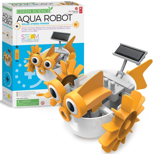 4M Green Science / Hybride Zonne-energie - Aqua Robot (4M-03415)