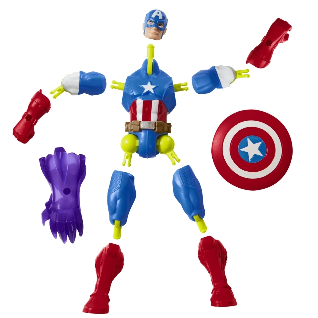 AVENGERS Marvel Captain America Mix Mashers Actiefiguur (F9267)