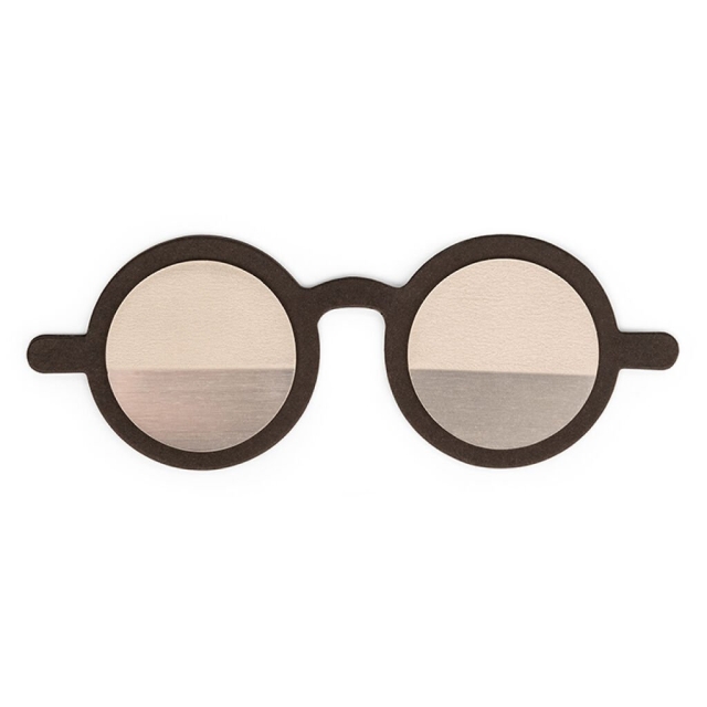 Kikkerland Brilvormige plakbriefjes