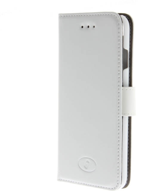 Insmat Exclusive Flip Case Portemonneehoesje voor iPhone 6 / 6s / 7 / 8 / SE, wit