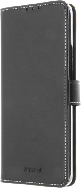 Insmat Exclusieve Flip Case portemonnee, Oneplus 8, zwart