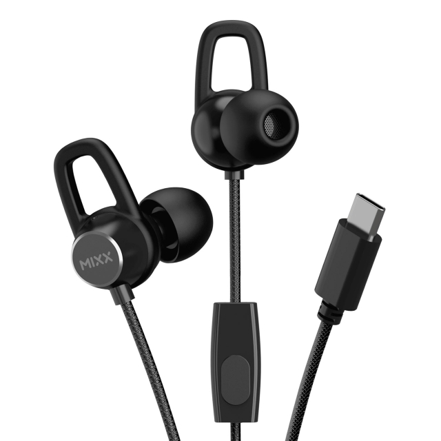 MIXX Hörlur Soundport USB-C In-Ear Trådbunden Svart