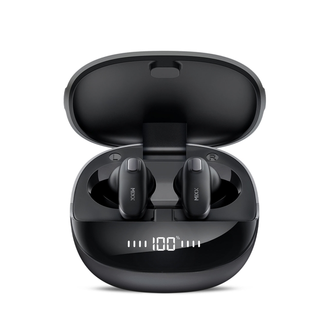 MIXX Hörlur Mini Charge 2 In-Ear Tws Qi Trådlös Svart
