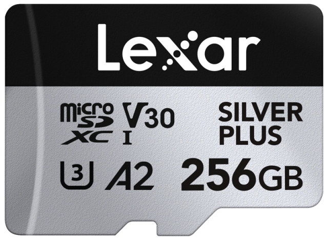 Lexar microSDXC Professional SILVER Plus UHS-I/U3/A2/4K R205/W150 (V30) - 256 GB