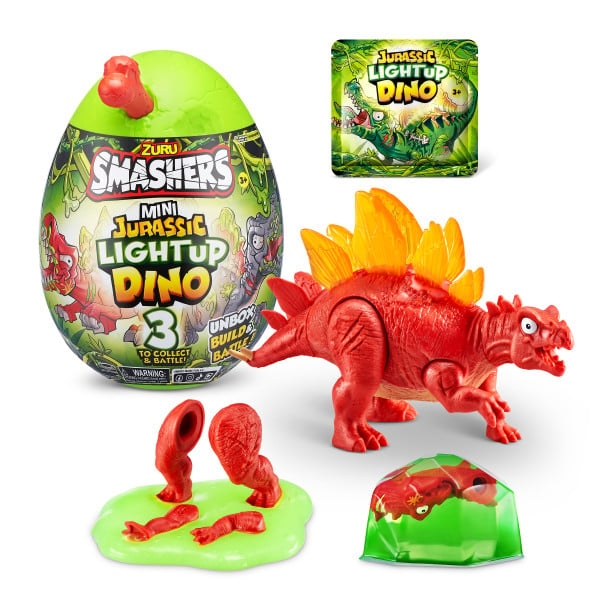 Smashers JURASSIC -SERIES 1 Mini Jurassic Light-Up Dino - (74107)