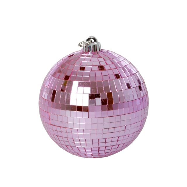 RICE Disco Bal - Zacht Roze - Medium