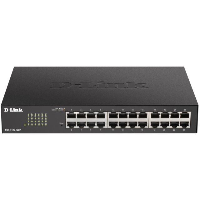 D-Link DGS-1100-24V2/E 24-port Smart Administrerbar Gigabit-Switch