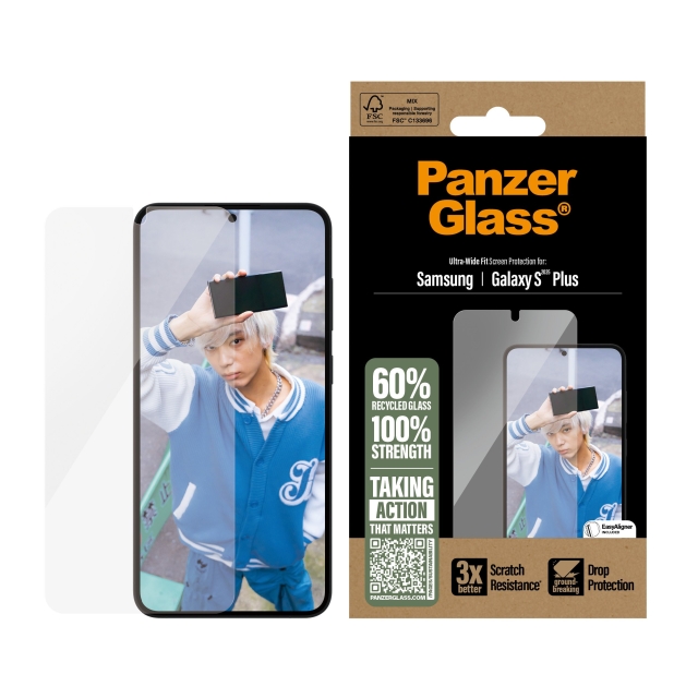 Panzer Glas - Schermbeschermer Galaxy S25 Plus, UWF