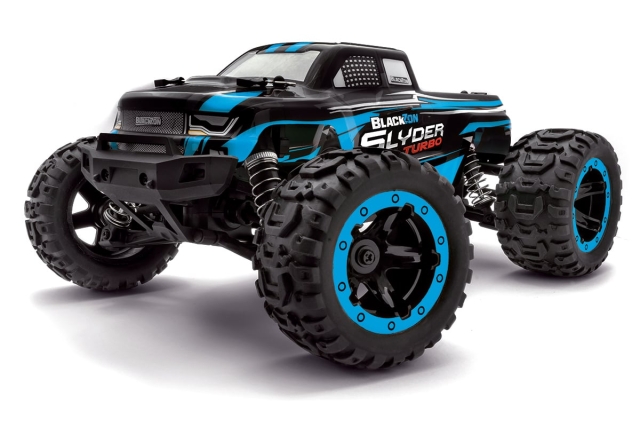 Blackzon Slyder MT Turbo 1/16 4WD 2S Brushless - Blauw (540209)